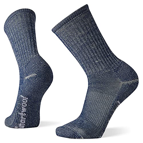 Smartwool Men's Hike Classic Edition Light Cushion Crew Hiking Socks, Alpinblau, M von Smartwool