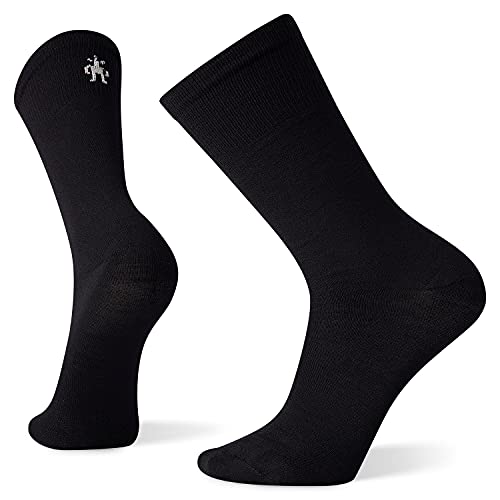 Smartwool Men's Hike Classic Edition Zero Cushion Liner Crew Hiking Socks, Black, L von Smartwool