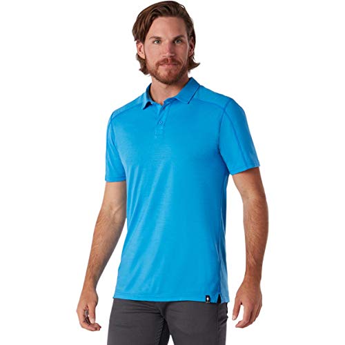 Smartwool Men's Merino Sport 150 Polo Ocean Blue XXL von Smartwool