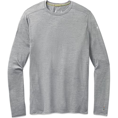 Smartwool Men's SW0007495451002 Base Layer Top, Light Gray Heather, XL von Smartwool