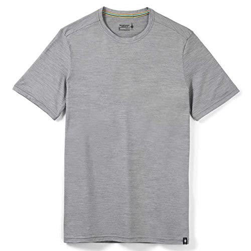 Smartwool Men's SW0165505451001 Base Layer Top, Light Gray Heather, M von Smartwool