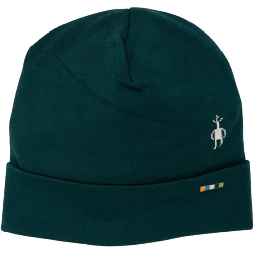 Smartwool Thermal Merino Wendbare Mütze mit Umschlag, Emerald Green, One Size von Smartwool
