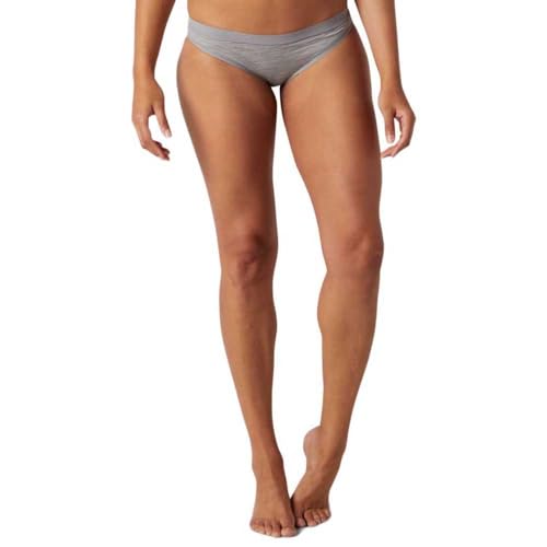 Smartwool Damen Women's Merino Bikini, Light Gray Heather, S EU von Smartwool