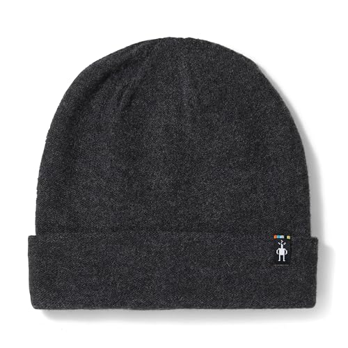 Smartwool Unisex Boiled Wool Beanie Beanie Hat, Charcoal, von Smartwool