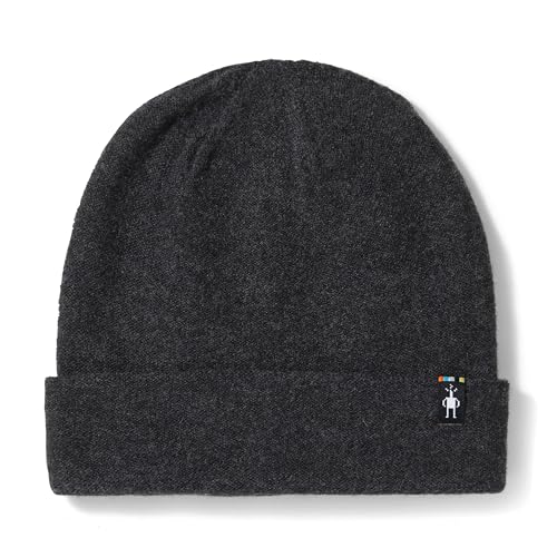 Smartwool Unisex Boiled Wool Beanie Hat, Charcoal, One Size von Smartwool