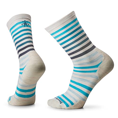 Smartwool Unisex Everyday Spruce Street Crew Socks Everyday Spruce Street Crew Socken, Moonbeam, von Smartwool