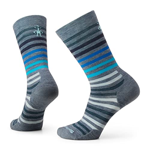 Smartwool Unisex Everyday Spruce Street Crew Socken, Pewter Blue, M von Smartwool