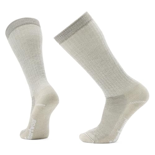 Smartwool Unisex Hike Classic Edition Full Cushion Over The Calf Socks Taupe Large von Smartwool