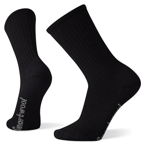 Smartwool Unisex Hike Classic Edition Light Cushion Solid Crew Socks Hike Classic Edition Light Cushion Solid Crew Socken, Black, Smartwool Unisex Hike Classic Edition Light Cushion Solid Crew Socks Hike Classic Edition Light Cushion Solid Crew Socken, Black, von Smartwool