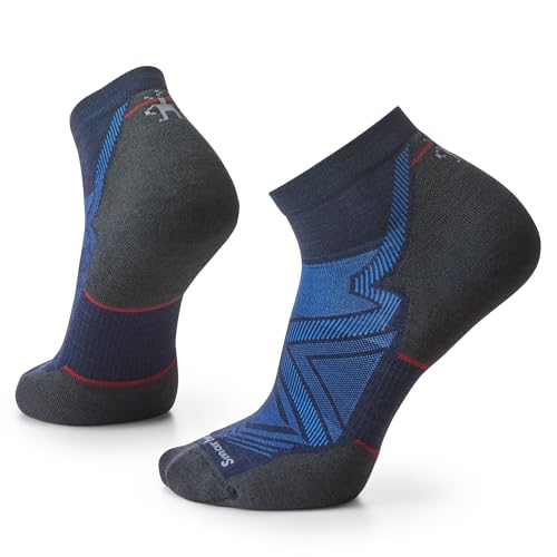 Smartwool Unisex Run Targeted Cushion Ankle Socken, Deep Navy, XL von Smartwool