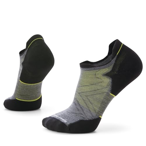 Smartwool Unisex Run Targeted Cushion Low Ankle Socken, Medium Gray, L von Smartwool