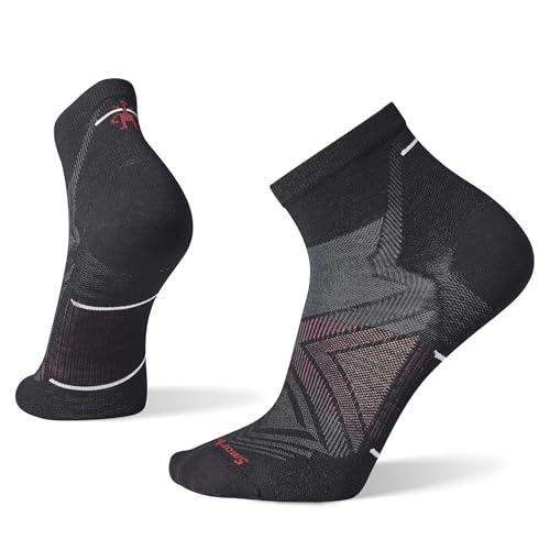 Smartwool Unisex Run Zero Cushion Low Ankle Socks, Schwarz, XL EU von Smartwool