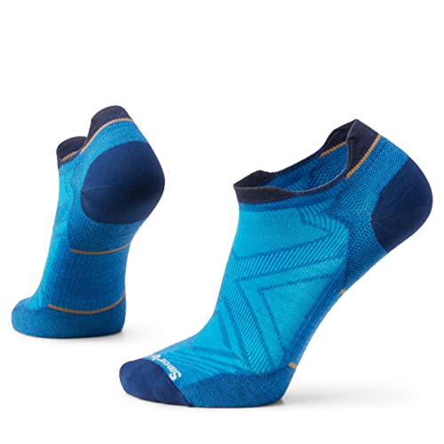Smartwool Unisex Run Zero Cushion Low Ankle Socks Run Zero Cushion Low Knöchelsocken, Laguna Blue, von Smartwool