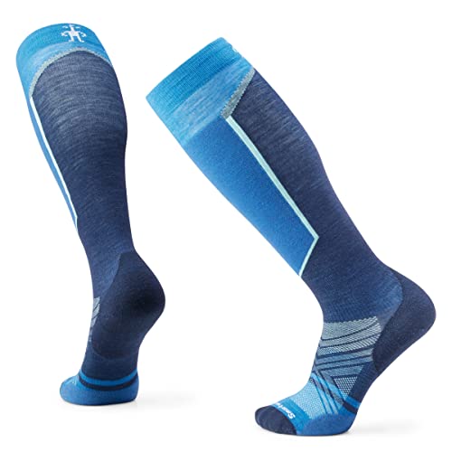 Smartwool Unisex Ski Targeted Cushion Extra Stretch OTC Socks Ski Targeted Cushion Extra Stretch OTC Socken, Laguna Blue, von Smartwool