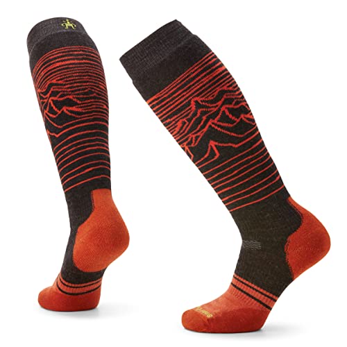 Smartwool Unisex Snowboard Full Cushion Iguchi Pattern OTC Socks Snowboard Full Cushion Iguchi Pattern OTC Socken, Charcoal, Smartwool Unisex Snowboard Full Cushion Iguchi Pattern OTC Socks Snowboard Full Cushion Iguchi Pattern OTC Socken, Charcoal, von Smartwool