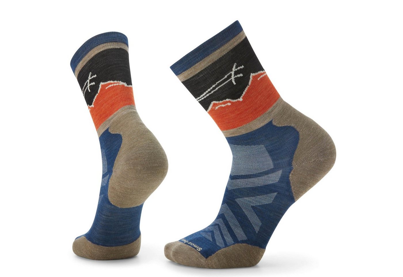 Smartwool Wandersocken Athlete Edition Approach Crew Socken Herren - Multi Color von Smartwool