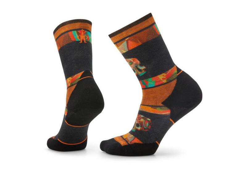 Smartwool Wandersocken Athlete Edition Run Crew Socken mit Def Lyfe-Print für Damen - Acorn von Smartwool