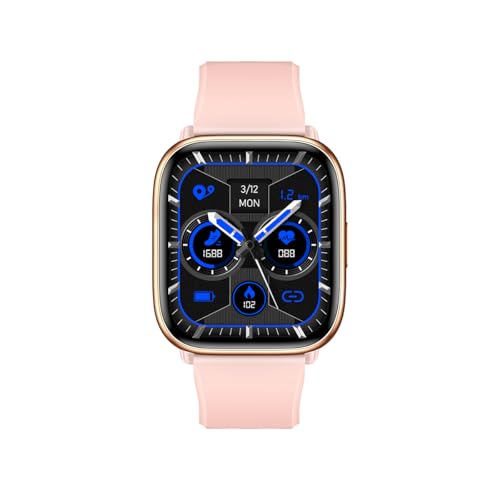 SMARTY 2.0 Digitale Damenuhr, automatisch, mit Silikonarmband, SW081C, goldfarben, modern, Gold, Modern von SMARTY 2.0