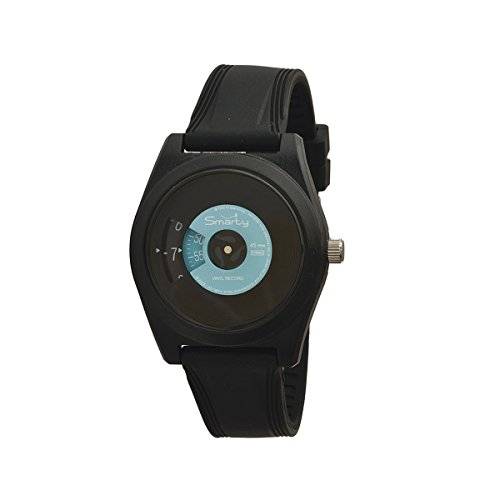 Unisex-Armbanduhr SMARTY VINYL aus Silikon schwarz und hellblau SW045C10 Unisex-Armbanduhr SMARTY VINYL aus Silikon schwarz und hellblau SW045C10 von Smarty