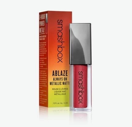 Smashbox Lippen Ablaze Always On Metallic Matte 4 ml Blow Torch von smashbox