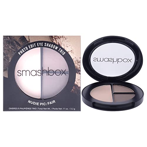 Smashbox Photo Edit Augen Ultra-Tragbare Lidschatten Trio - Nudie Pic:Fair- 0.11oz/3.2g von Smashbox