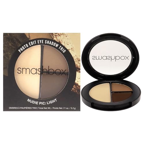 Smashbox Photo Edit Ultra-Portable Lidschatten-Trio, Nudie Pic: Light, 3,2 g von Smashbox