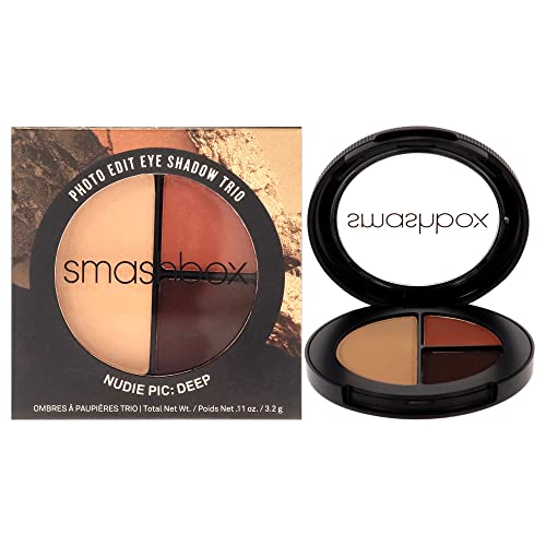 Smashbox Photo Edit Augen Ultra-Tragbare Lidschatten Trio - Nudie Pic:Tief- 0.11oz/3.2g von Smashbox