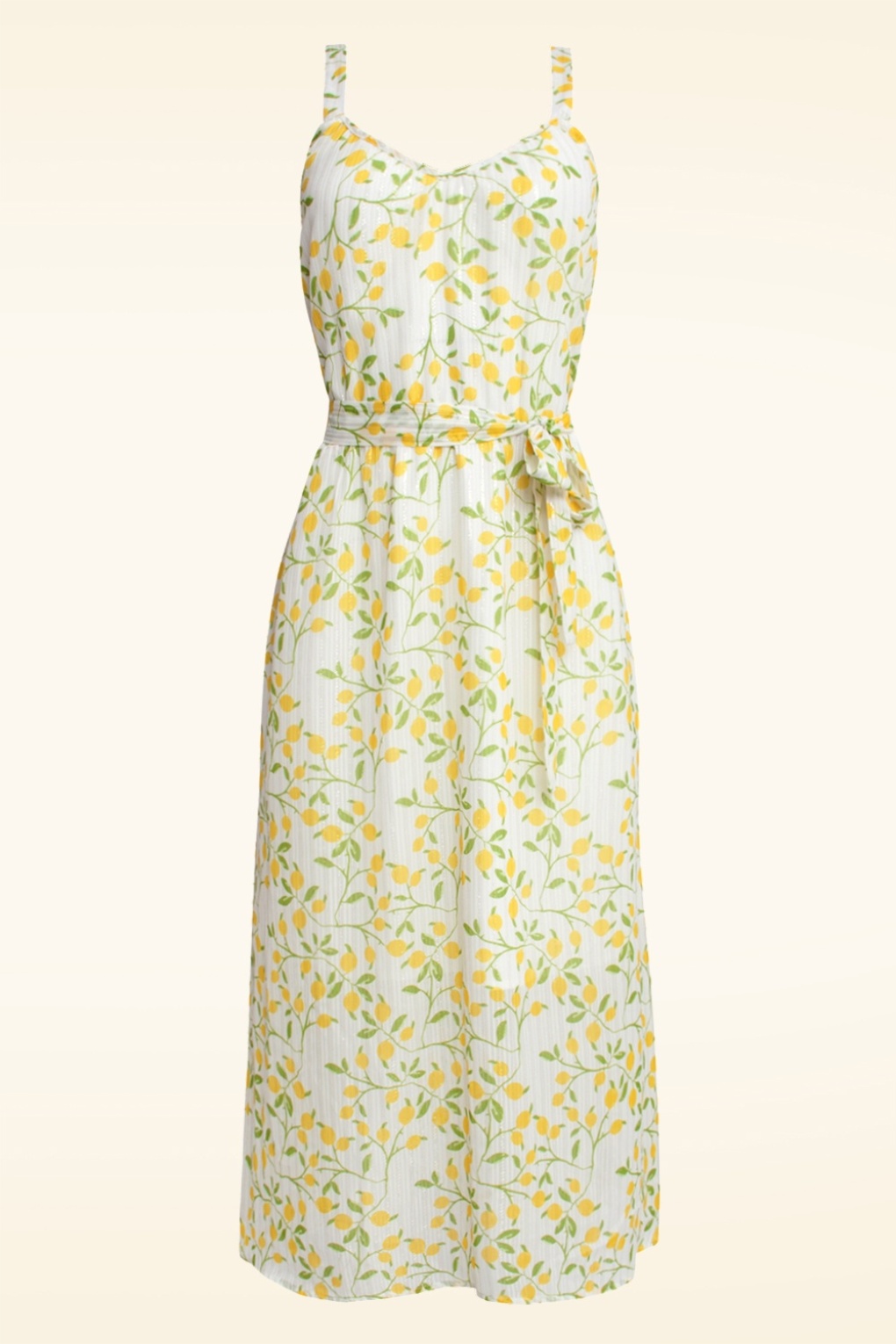 Lexie Zitrone Midaxikleid in Weiß und Multi Lexie Zitrone Midaxikleid in Weiß und Multi von Smashed Lemon
