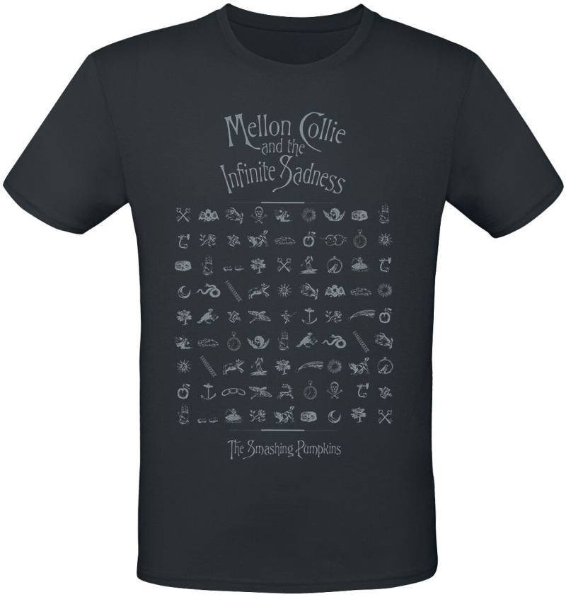 Smashing Pumpkins T-Shirt - MCATIS Symbols - S bis 3XL - für Männer - Größe XXL - schwarz  - Lizenziertes Merchandise! von Smashing Pumpkins
