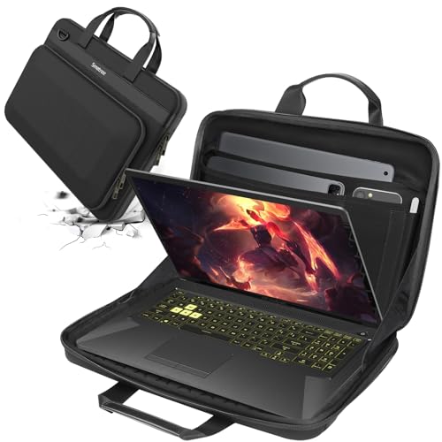 Smatree 17-18 Zoll Laptop Hartschale Aktentasche, Tragetasche Kompatibel für 18 Zoll Razer Blade 18 Gaming Laptop, 17,3 Zoll Lenovo Legion 5 Gaming Laptop Tasche von Smatree