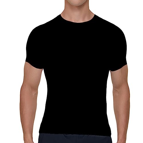 Smatstyle Kompressionsshirt Kurzarm Herren Sport T-Shirt Compression Trainingsshirt elastisches Kurzarm Schnelltrocknendes Funktionsshirt Atmungsaktives Laufshirt von Smatstyle