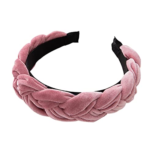 Smbcgdm Frauen Stirnband Elastische Lady High Top Schwamm Stirnband Stylisch Rosa von Smbcgdm