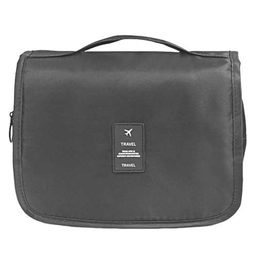 Smbcgdm Kulturbeutel mit Haken-Design, Reise-Make-up-Tasche, wandfreundlich, Kulturbeutel, große Kapazität, Reise-Kosmetiktasche für Damen, Kulturbeutel, tragbare Kosmetik-Aufbewahrungstasche für von Smbcgdm