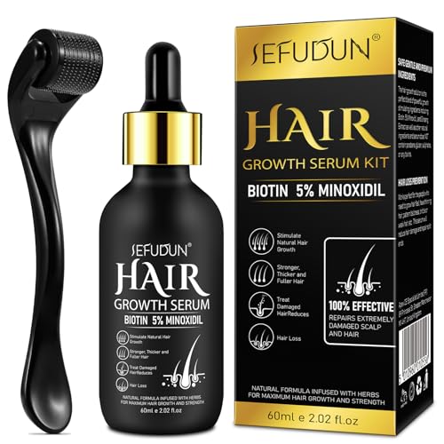 Bartwuchs Kit mit Titanium Derma Roller, Beard Growth Kit,Bart Wachstum Set mit Bartroller,Bartwuchs Bartöl Stimuliert das Wachstum von Haaren und Bärten für Weihnachten Herren Geschenke von Smddx