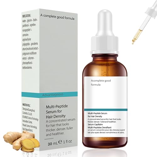 30ml Multi Peptides für Hair Scalp Serum, Volumenserum mit Mehreren Peptiden, Spendet Feuchtigkeit, Serum Haarausfallkontrolle für Männer & Frauen für Hair Stärkt und Reduziert Mähne 30ml Multi Peptides für Hair Scalp Serum, Volumenserum mit Mehreren Peptiden, Spendet Feuchtigkeit, Serum Haarausfallkontrolle für Männer & Frauen für Hair Stärkt und Reduziert Mähne von Smdrafy