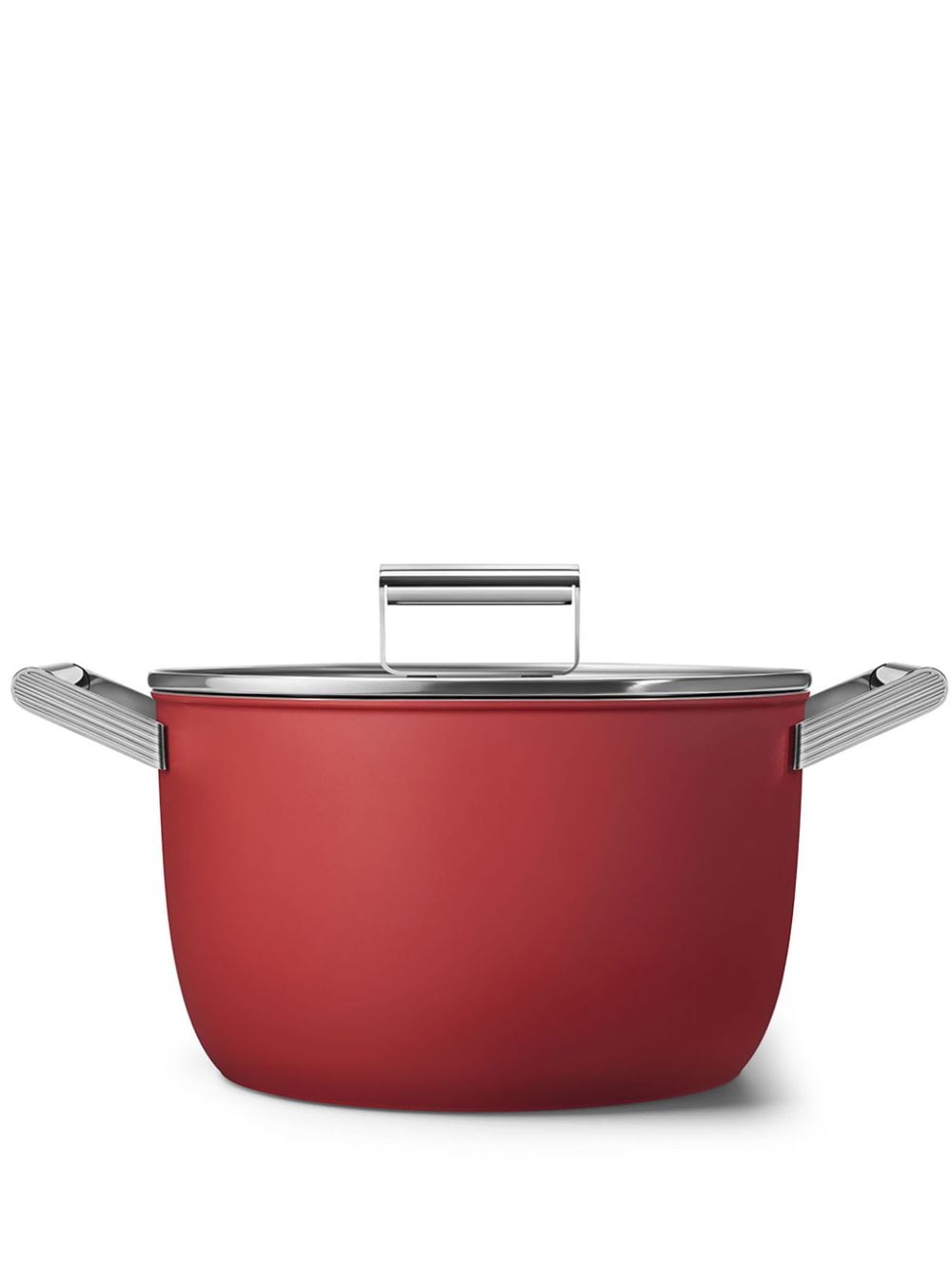 Smeg Schmortopf mit Deckel (26cm) - Rot von Smeg