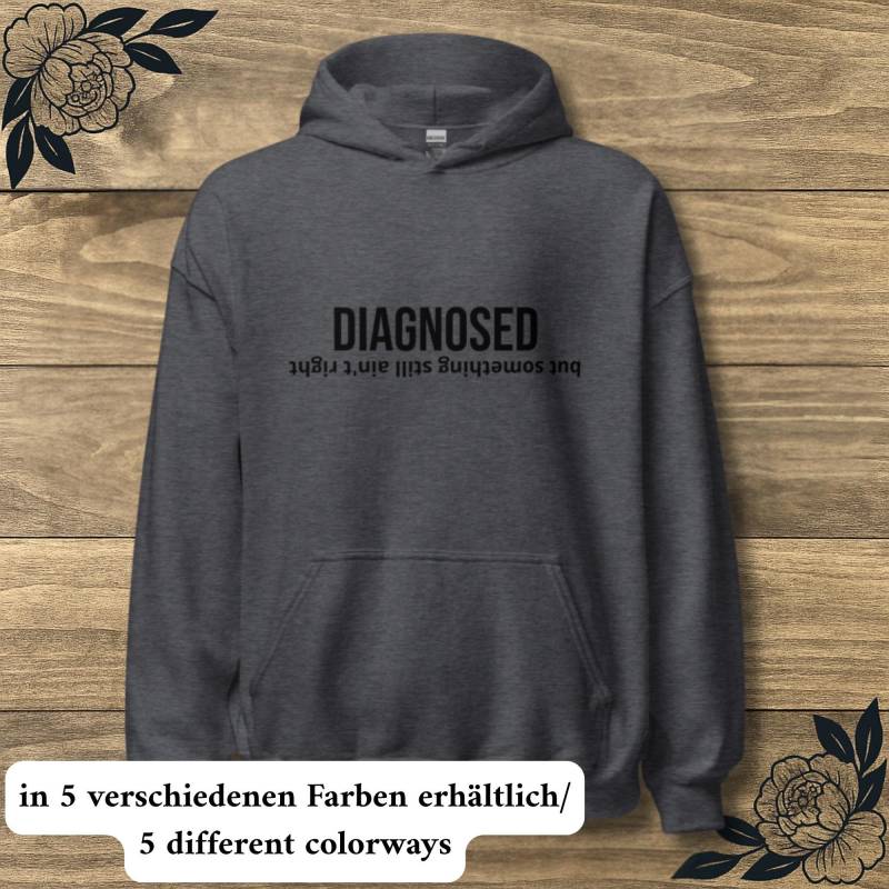 Diagnosed Hoodie - Lustiger Mental-Health-Pullover | Adhs, Autismus, Neurodivergenz Statement-Hoodie in Mehreren Farben Diagnosed Hoodie - Lustiger Mental-Health-Pullover | Adhs, Autismus, Neurodivergenz Statement-Hoodie in Mehreren Farben von SmelaLing