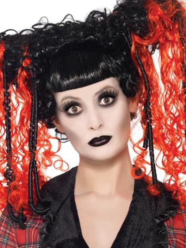 Halloween! Smiffys Gothic Make-up Set, enthält Gesichtsfarben, Lippenstift und Wimpern von Smiffys