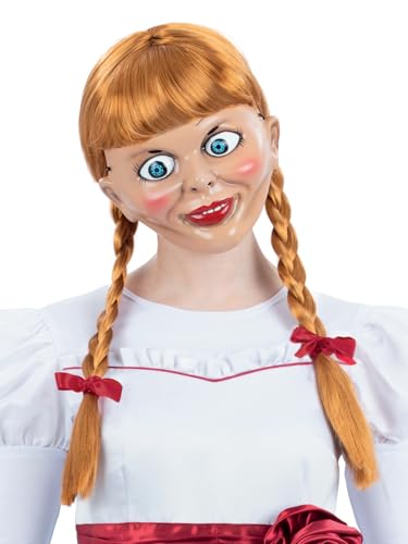 Smiffys Annabelle-Perücke, Lang geflochten mit Bändern von Smiffys