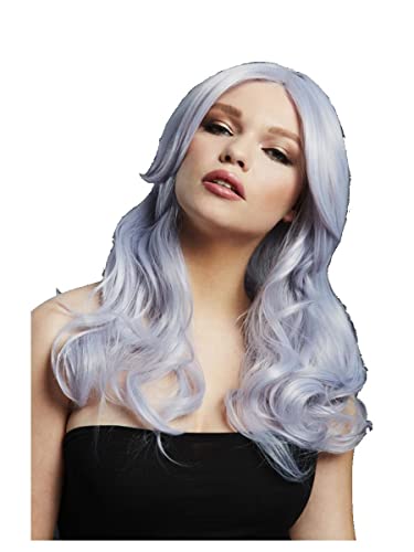 Fever Nicole Wig, True Blend, Silver Lilac - Fever Nicole Wig, True Blend, Silver Lilac, Soft Wave, Side Parting, 66cm/26in - von Smiffys
