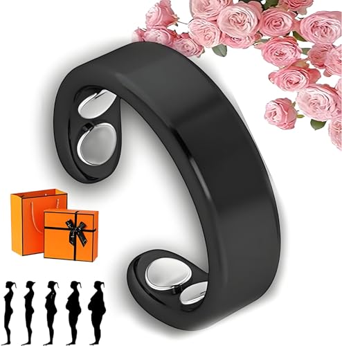 Sömni Ring Women's Menopause, 2025 Upgraded Sömni Ring: Menopause Aid Natural Adjustable Magnetic Therapy Rings for Men and Women Relaxation, Sleep Aid Fatigue Reduction (1PC-D) von Smilamo