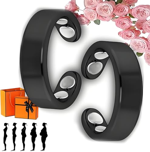Sömni Ring Women's Menopause, 2025 Upgraded Sömni Ring: Menopause Aid Natural Adjustable Magnetic Therapy Rings for Men and Women Relaxation, Sleep Aid Fatigue Reduction (2PC-N) von Smilamo