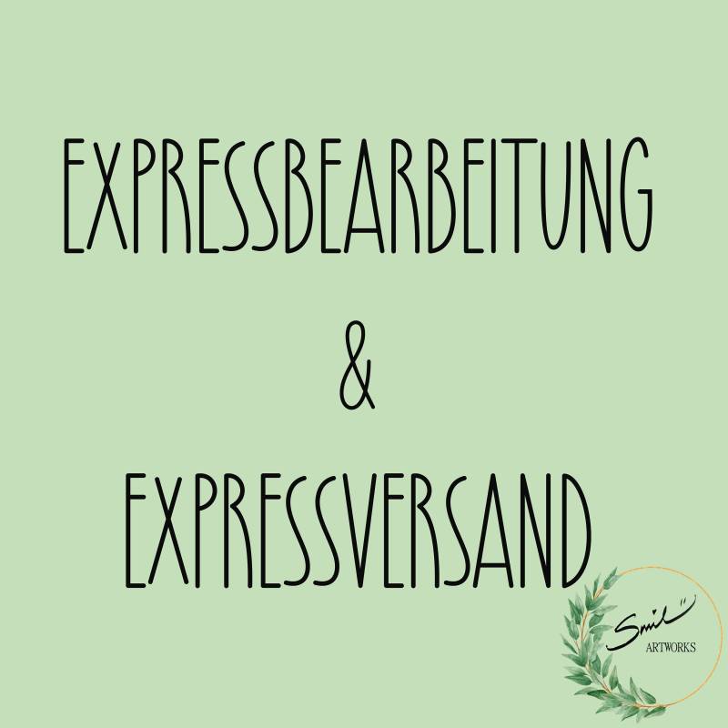 Expressversand-Upgrade Für Blitzlieferung von SmileArtworks