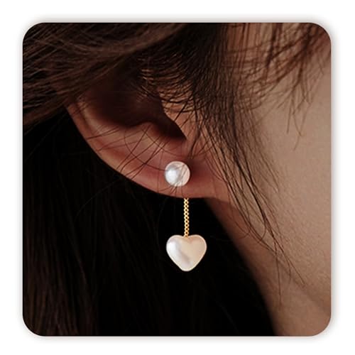 SmileBelle Perlenohrringe für Frauen, Ohrkletterer-Ohrringe für Frauen, weiße Blume, Tropfenschmuck, Süßwasserperle, Brautschmuck als Sommerquaste, Zubehör für Hochzeitsgeschenke, chunky, Perle, Nein SmileBelle Perlenohrringe für Frauen, Ohrkletterer-Ohrringe für Frauen, weiße Blume, Tropfenschmuck, Süßwasserperle, Brautschmuck als Sommerquaste, Zubehör für Hochzeitsgeschenke, chunky, Perle, Nein von SmileBelle