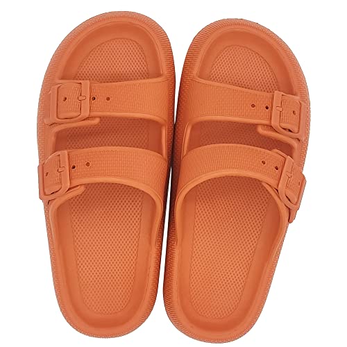 Smileader Unisex Männer Frauen Badeschuhe mit weichen bequemen Original Cloud Hausschuhe, Sommer rutschfeste Badeschuhe Strand Sandale Home Slippers 36-45EU von Smileader