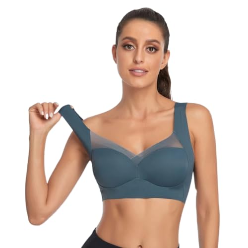 Wmbra Haltungskorrektur BH original Sommerlicher Bügellos Push-Up Komfort BH-(BH03),Bustier Damen große brüste,Sloggi Zero Feel von Smileader