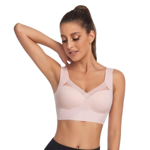 Wmbra Haltungskorrektur BH original Sommerlicher Bügellos Push-Up Komfort BH-(BH03),Bustier Damen große brüste,Sloggi Zero Feel von Smileader