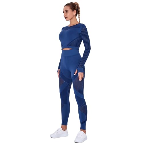 Yunafit Leggings Cleo Kompressionshose Damen für Sport,Gym - High Waist Booty Scrunch Butt Yoga Hosen Schwarz von Smileader