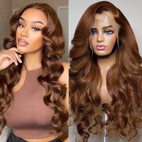 Smilenice Echthaar Perücke 13x6 Body Wave HD Transparent 200% Dichte Lace Front Wig Human Hair Wigs Perücke Damen Echthaar for Black Women 18 Zoll Smilenice Echthaar Perücke 13x6 Body Wave HD Transparent 200% Dichte Lace Front Wig Human Hair Wigs Perücke Damen Echthaar for Black Women 18 Zoll von Smilenice