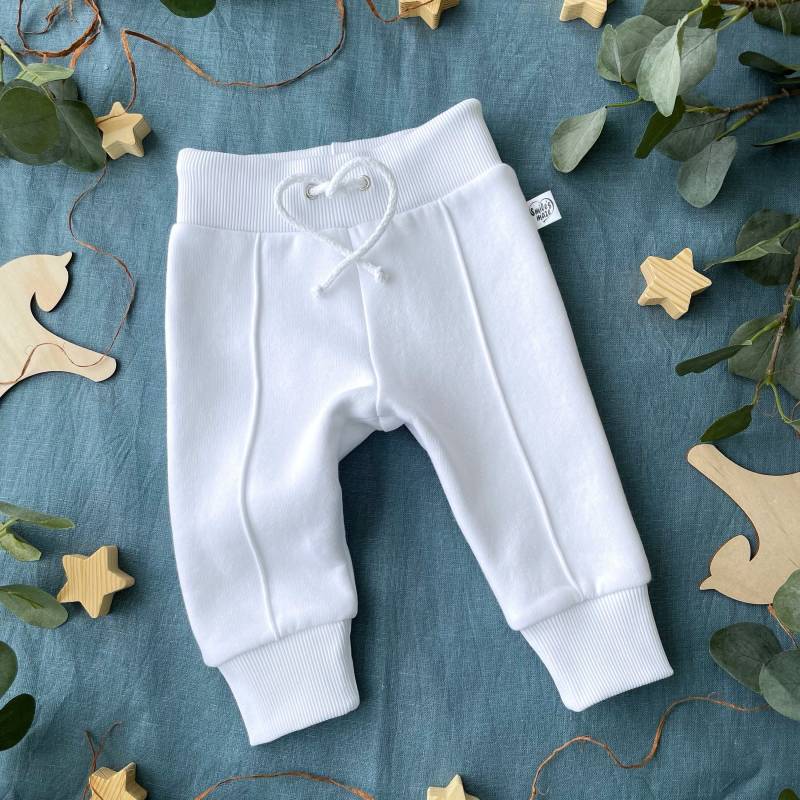 Warme Babyfleece Hose | Baby Outfit Unisex Kinder Weiche Kleidung Kleinkind-Jogginghose Weiße Pfeile Kinderhose von SmilesMazeStore